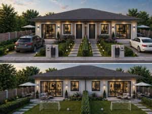 Apartamente în duplex – Parter | 3 camere | Curte proprie — miniatura 8