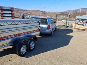REPO Remorca auto 260x135x39-750 kg RAR/CIV+Nr Rosu+Asigurare Inclus in PRET — miniatura 7