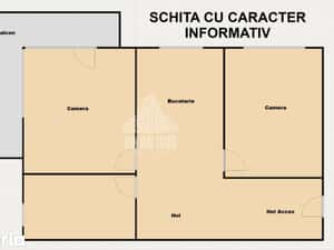 Apartament 2 camere Decomandate cu loc de parcare, Floresti - Florilor — miniatura 4