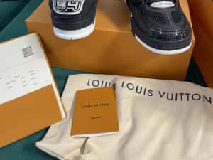 Adidasi Louis Vuitton Skate piele naturala Full Box Premium — miniatura 3