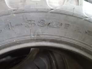 Cauciucuri noi 18.4-38 de tractor de spate marca OZKA cu 14 pliuri R38 — miniatura 3