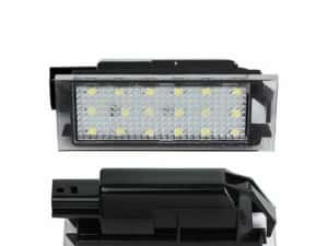 Lampi numar dedicate full led leduri leduri pentru Renault Megane 3