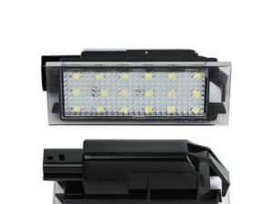 Lampi numar dedicate full led leduri leduri pentru Renault Megane 3 — miniatura 3