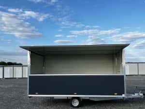 Rulota Comerciala Fast Food 4x2.5x2.3m, In Stoc Si La Comanda — miniatura 10