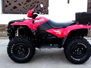 ATV SUZUKI KINGOUAD 700 cm‼️2008‼️3300 km ‼️original‼️nu (can am,linhai ,tgb,cf moto) — miniatura 5