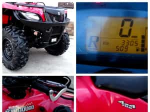 ATV SUZUKI KINGOUAD 700 cm‼️2008‼️3300 km ‼️original‼️nu (can am,linhai ,tgb,cf moto) — miniatura 7