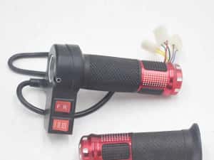 maneta de acceleratie cu marsarier moped scuter electric city coco — miniatura 1