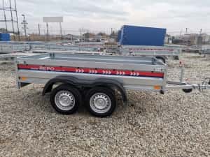 Remorca Auto  Oferta 750 Kg Dublu Ax Cu Prelata  Cargo Platforma  Atv — miniatura 6