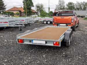 Remorca auto dublu ax 750 kg, remorca repo apicola ATV, carte RAR — miniatura 7
