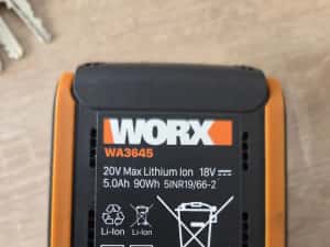 Acumulator Worx WA3645 20V 5Ah Li-Ion — miniatura 4