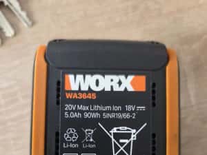 Acumulator Worx WA3645 20V 5Ah Li-Ion — miniatura 7