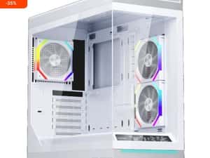 Sigilat ‼️ Carcasa ATX Acvariu cu 3 ventilatoare și afișaj LCD! Opțional sursa 750w — miniatura 5
