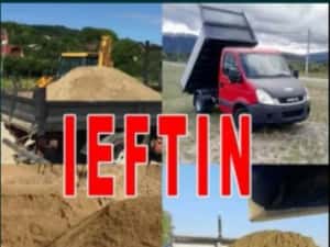 Transport Moloz nisip balastru sorturii amestecuri pamant gazon etc