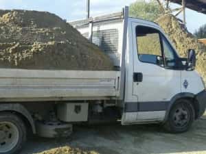 Transport Moloz nisip balastru sorturii amestecuri pamant gazon etc — miniatura 6