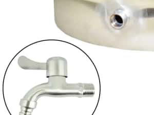 Butoi Inox Cu capac flotant și robinet inclus 550 litri — miniatura 5