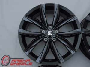 Jante Noi 18 inch Originale Seat Ateca Tarraco Leon Exeo Toledo R18 — miniatura 2