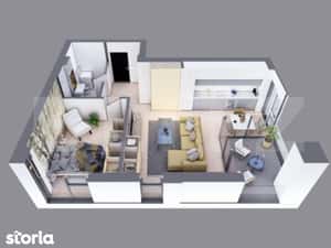 Apartament 2 camere cu terasa,finalizat,Nord One Brediceanu — miniatura 4
