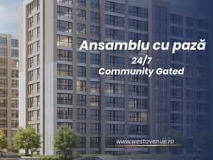 2 camere |Bucătărie închisă | Ansamblu Securizat | Aproape de Militari