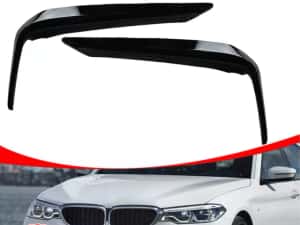Trim ornament bara M proiector ceata negru lucios Bmw Seria 5 g30 g31 — miniatura 4