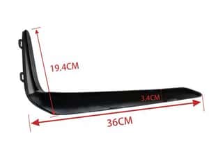 Trim ornament bara M proiector ceata negru lucios Bmw Seria 5 g30 g31 — miniatura 8