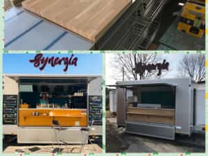 Rulotă Street Food COMPLET ECHIPATĂ, gata de lucru, fabricatie Polonia, 11.500€ — miniatura 4