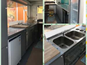 Rulotă Street Food COMPLET ECHIPATĂ, gata de lucru, fabricatie Polonia, 11.500€ — miniatura 5