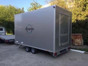 Rulotă Street Food COMPLET ECHIPATĂ, gata de lucru, fabricatie Polonia, 11.500€ — miniatura 8