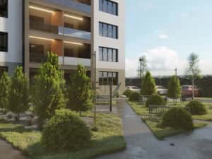 Apartament cu 3 camere 2 bai si terasa de vanzare in Sibiu
