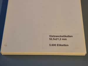 5600 Etichete Autocolante A4, Avery Zweckform, Germania, 100 coli — miniatura 7