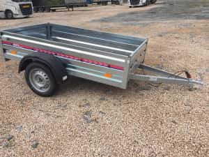 Remorca auto REPO 750 kg platforma apicola ATV moto Rar inclus in pret — miniatura 3