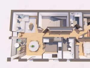 MT223 Apartament 3 camere, etaj 1 si etaj 2, bloc nou, Sagului Fratelia — miniatura 2
