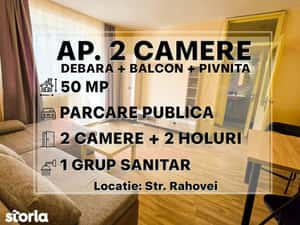 Ap. 2 cam + Debara, Balcon, Pivnita, Renovat, Zona Deosebita |VIDEO — miniatura 4