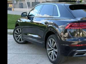 AUDI Q8 SLine 2020 3 0 225Cp E6 Hybrid Automat Quattro Soft Clouse Panoramic Ful Led 155000 km Impecabil — miniatura 3