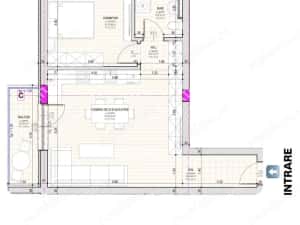 Apartament 2 camere la cheie loc parcare in zona Selimbar Pictor Brana — miniatura 3