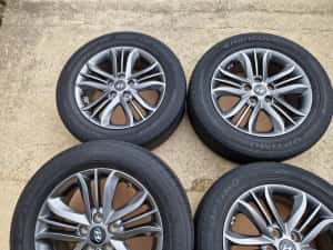 Roti/Jante Hyundai Tucson IX35 anvelope 225 60 17 — miniatura 4
