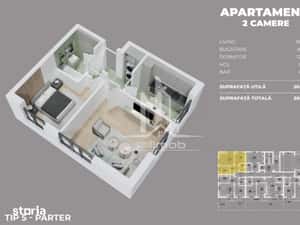 Parc Laurentiu Raiciu apartament 2 camere decomandat. — miniatura 4
