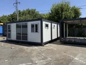 Vand containere modulare container modular santier tip birou vitrina grup sanitar — miniatura 3