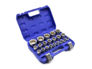 Set tubulare bihexagonale 12 laturi/colturi  1/2 8-36mm 21 piese — miniatura 2
