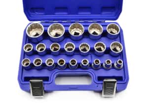 Set tubulare bihexagonale 12 laturi/colturi  1/2 8-36mm 21 piese — miniatura 3