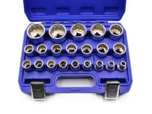 Set tubulare bihexagonale 12 laturi/colturi  1/2 8-36mm 21 piese — miniatura 7