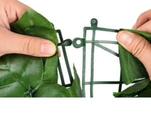 Gard/Paravan artificial verde cu frunze, decorativ 300x100cm/3x1m — miniatura 6