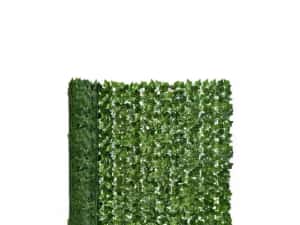 Gard/Paravan artificial verde cu frunze, decorativ 300x100cm/3x1m — miniatura 9