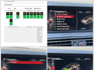 BMW F10//520D/Distronic/Line~Side /Interior Seria 7/B47-190Cp/Euro6/3 Butoane/Top — miniatura 8