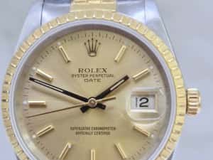 Ceas Rolex Oyster Perpetual Date Ref. 15223, ZEUS Amanet Militari — miniatura 2
