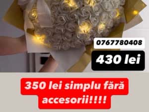 Buchet 51 Trandafiri Sapun si alte dimensiuni — miniatura 8