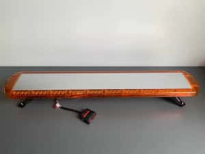 Rampa girofar LED 264W galbena 1,2m - Avertizare luminoasa — miniatura 6