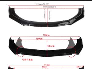 Prelungire Lip Extensie Bara Fata Universala Negru Lucios — miniatura 2