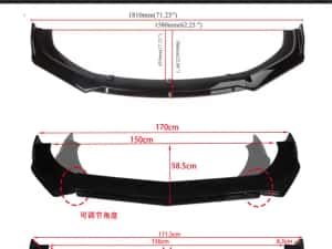 Prelungire Lip Extensie Bara Fata Universala Negru Lucios — miniatura 10