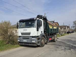 Iveco stralis 4x2 basculabil cu Macara Hiab 3800kg