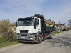 Iveco stralis 4x2 basculabil cu Macara Hiab 3800kg — miniatura 9
